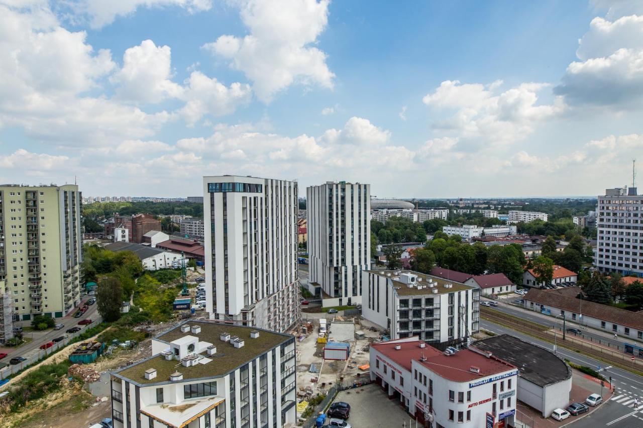 Mogilska Tower Apartments Near Tauron Arena By Inpoint - Free Underground Parking Cracovie Extérieur photo